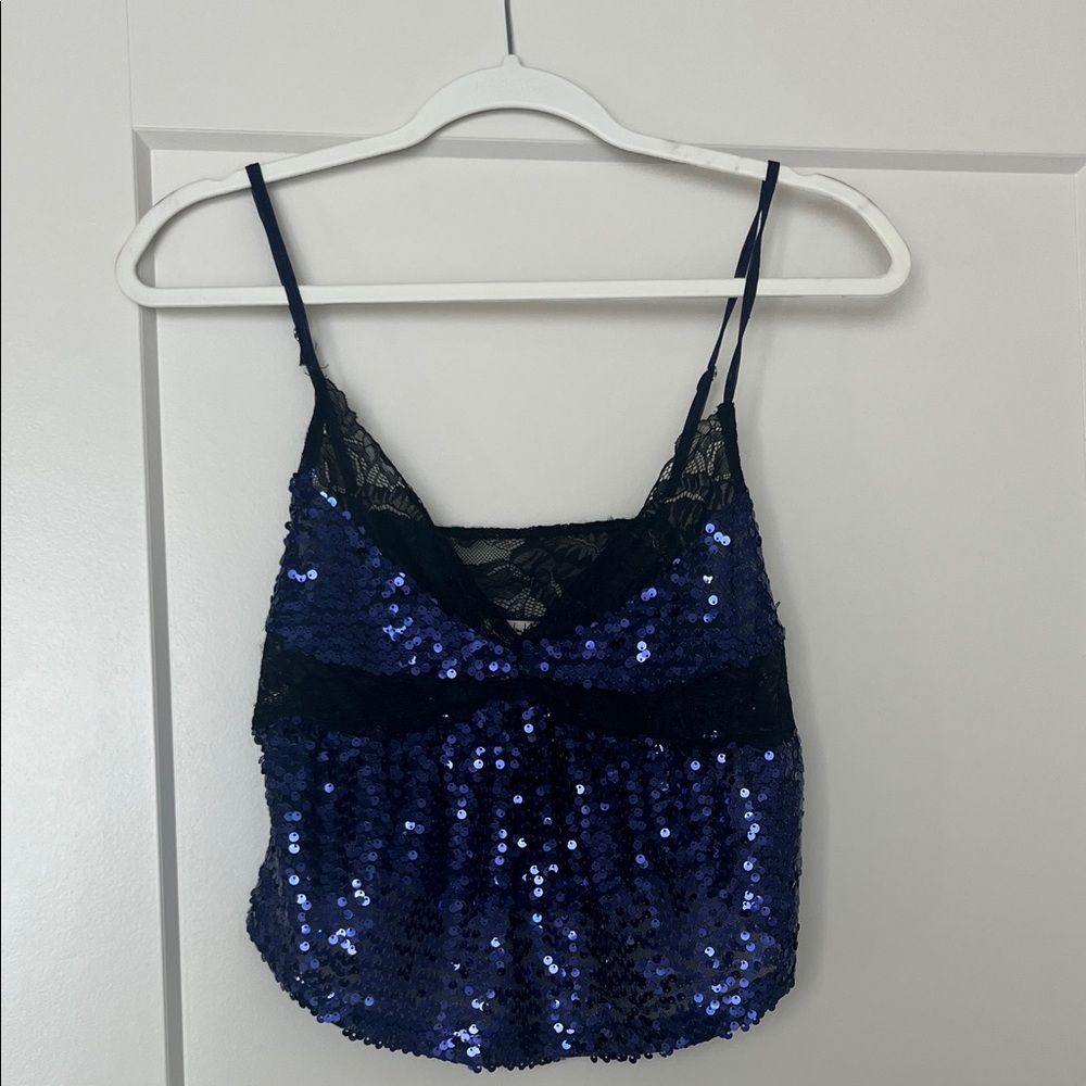 Free people intimately sparkly top